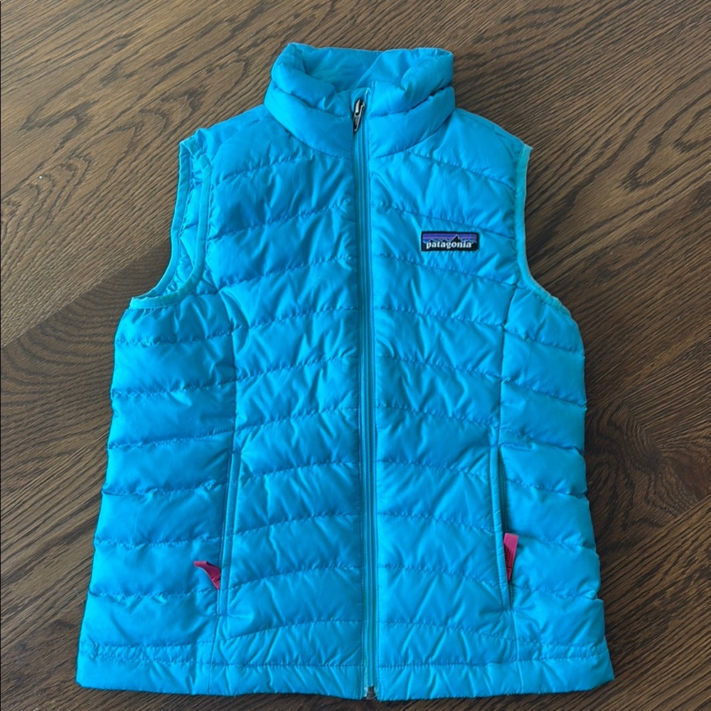 Patagonia Girls Down Sweater Vest - Size XS (5-6)